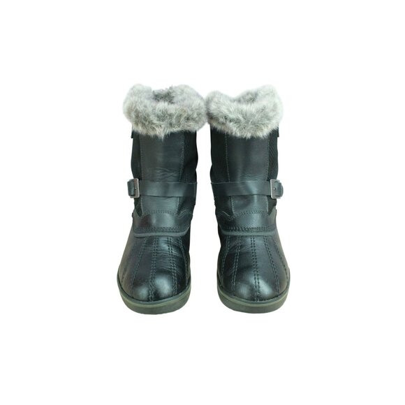 LL Bean Rangley Size 7 M Shoes Black Pac Waterproof Snow Boots Insulated - Picture 5 of 9